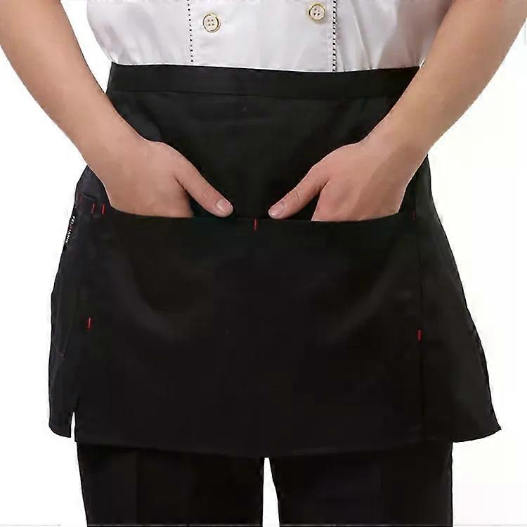 Unisex Chef Half Apron-Simple Style,Durable Fabric |