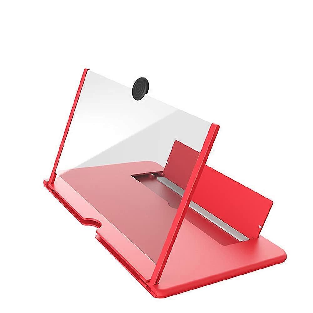 3D Desktop Phone Holder Stand 10/12 Inch Screen Magnifier Universal Mobile Phone Bracket