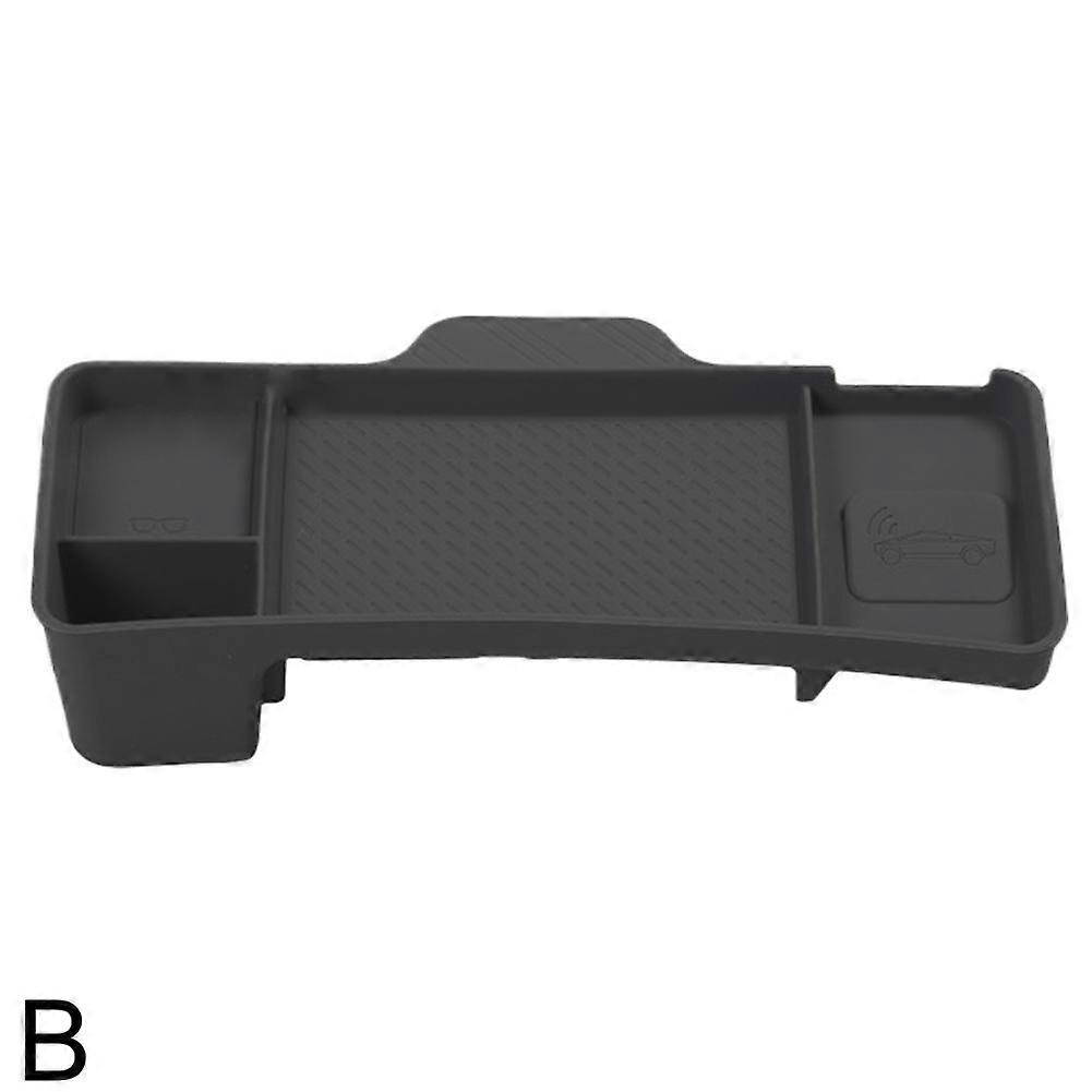 For Tesla Model Y 2025 Dashboard Storage Box Hidden Organizer Tray for Sunglasses ETC Cards Keys