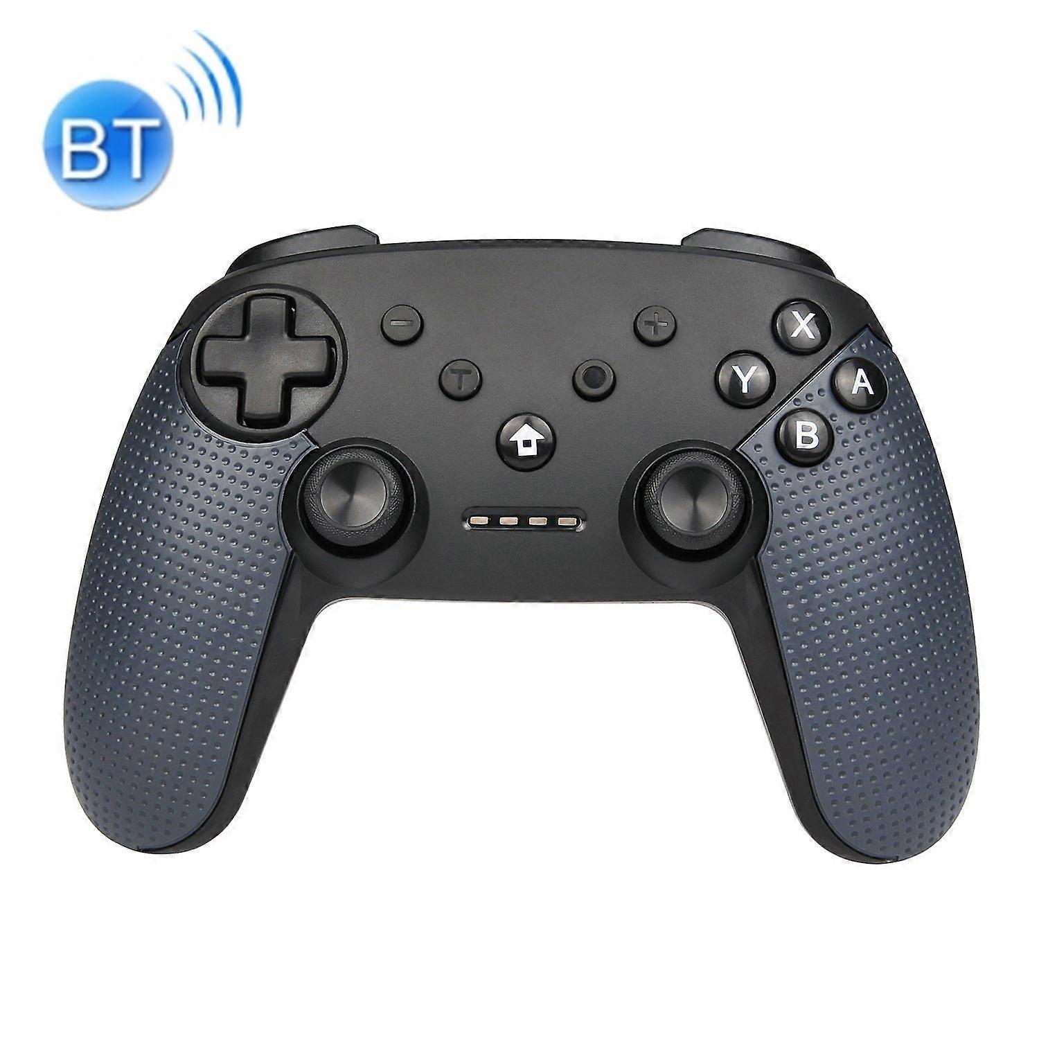 Bluetooth Wireless Gamepad Built-In Dual Motors With TURBO Function Suitable For Switch Pro(Black) MB-S804