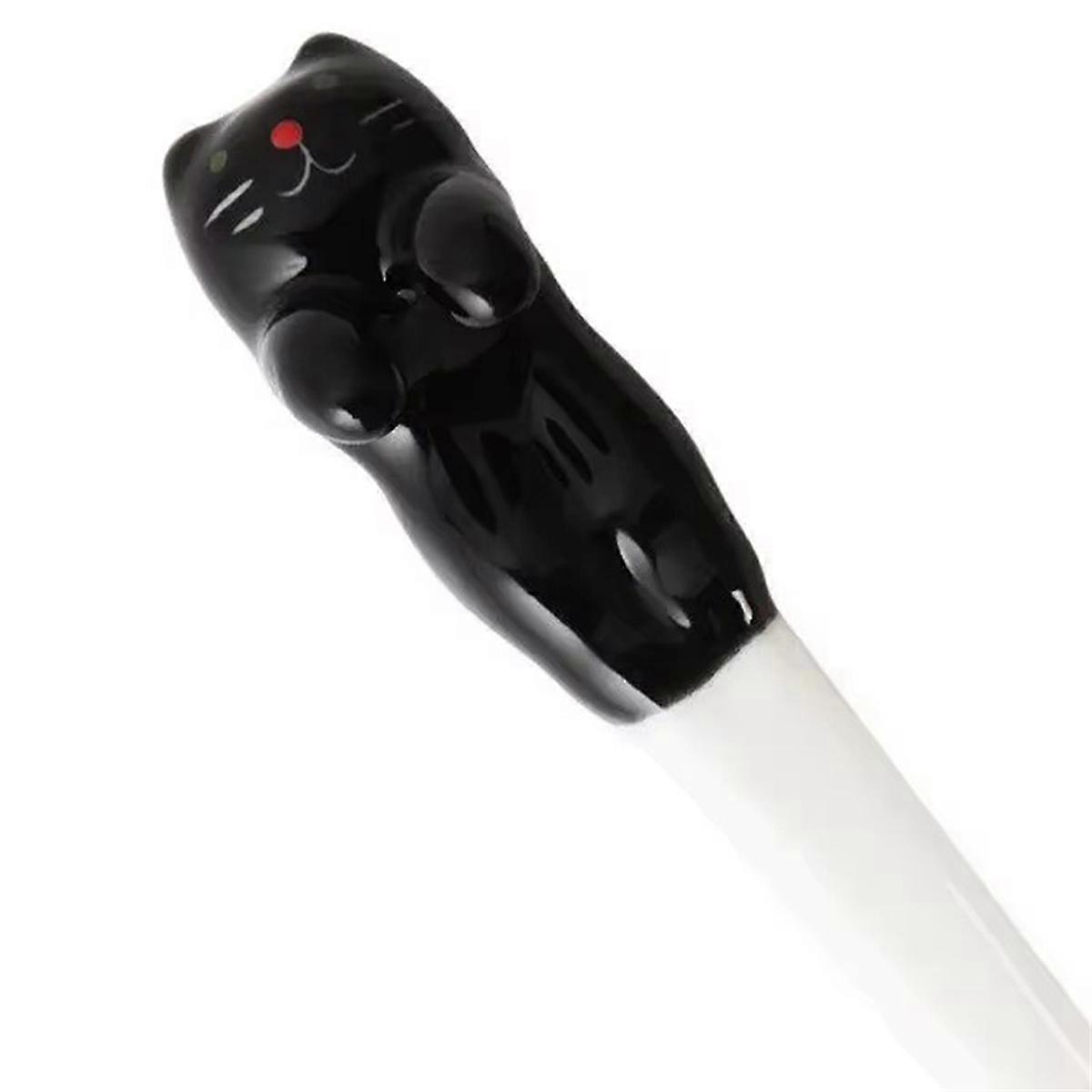 Cute Animal Spoon Hanging Coffee Dessert Spoon Ceramic Cartoon E