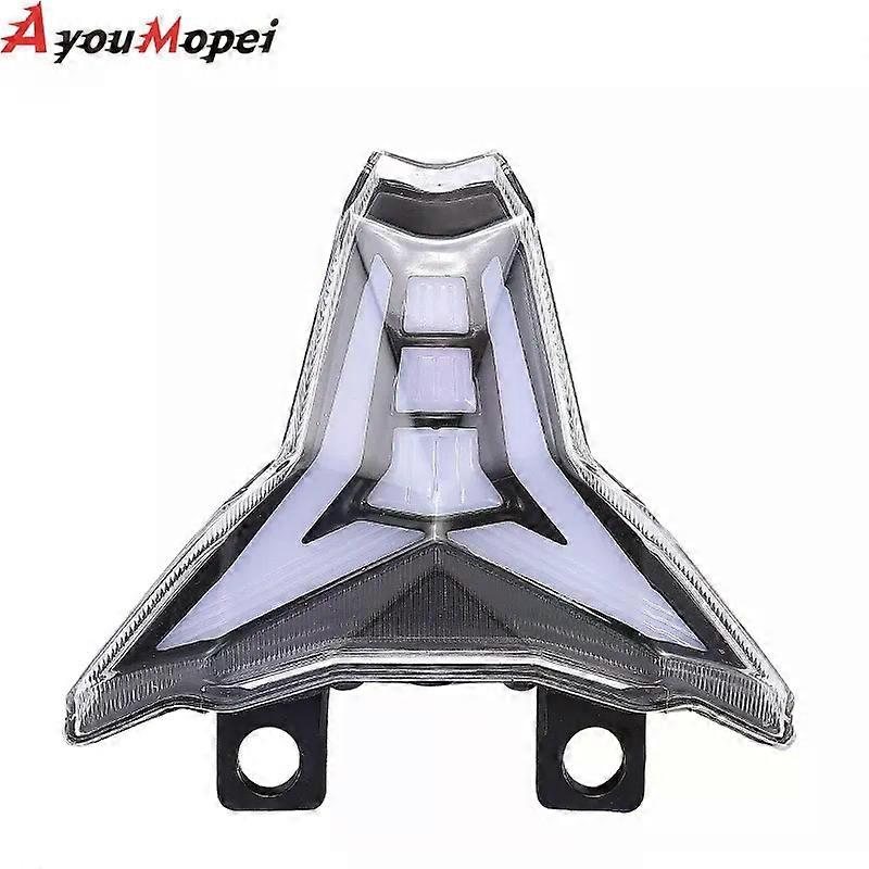compatible for KAWASAKI Z400 Z1000/R ZX6R ZX10R ZX10RR NINJA 400 Motorcycle LED Tail Light Rear Brake Stop Lamp with Turn Signal Flashing