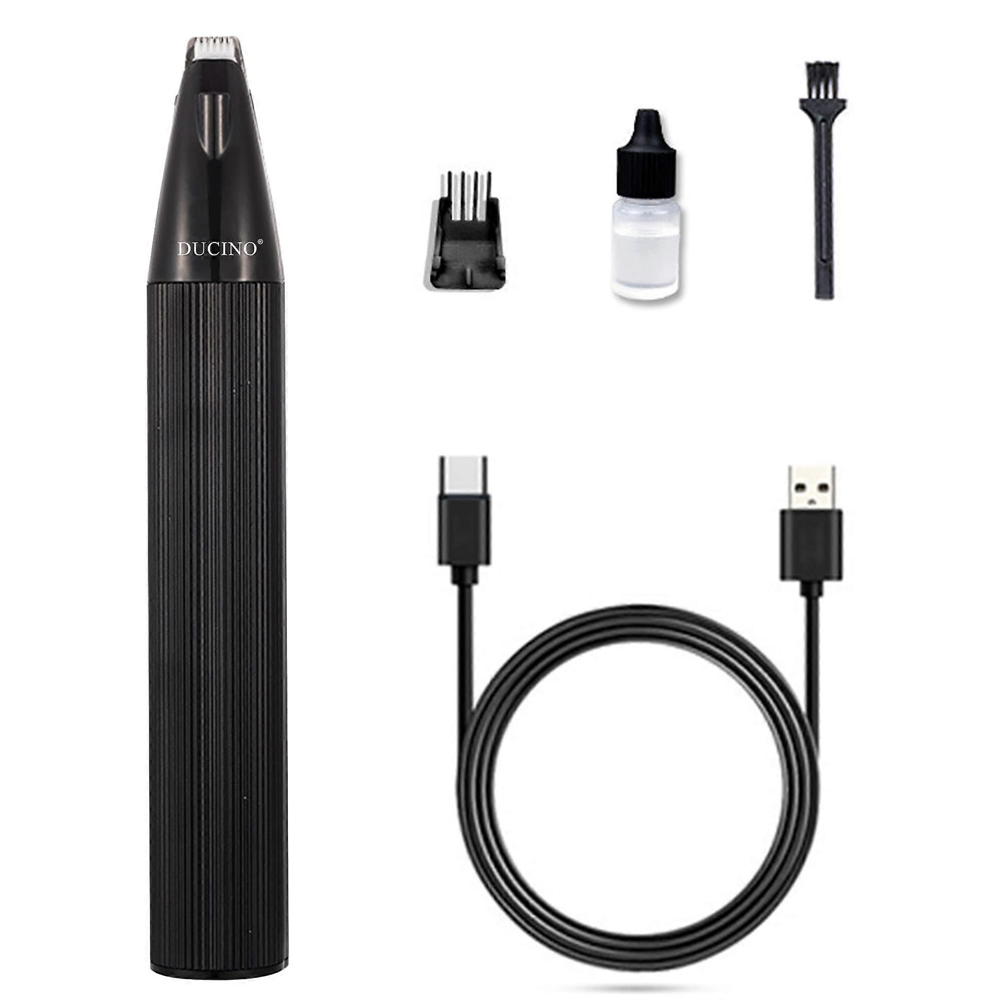 Dog Paw Clippers with LED, USB Rechargeable Professional Dog Grooming Kit, Low Noise