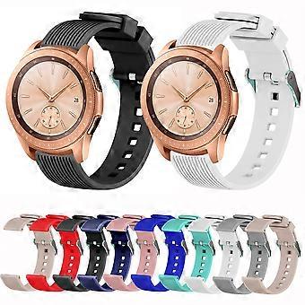 For Samsung Galaxy Watch5 40mm/44mm / Watch5 Pro 20mm Vertical Grain Silicone Watch Band