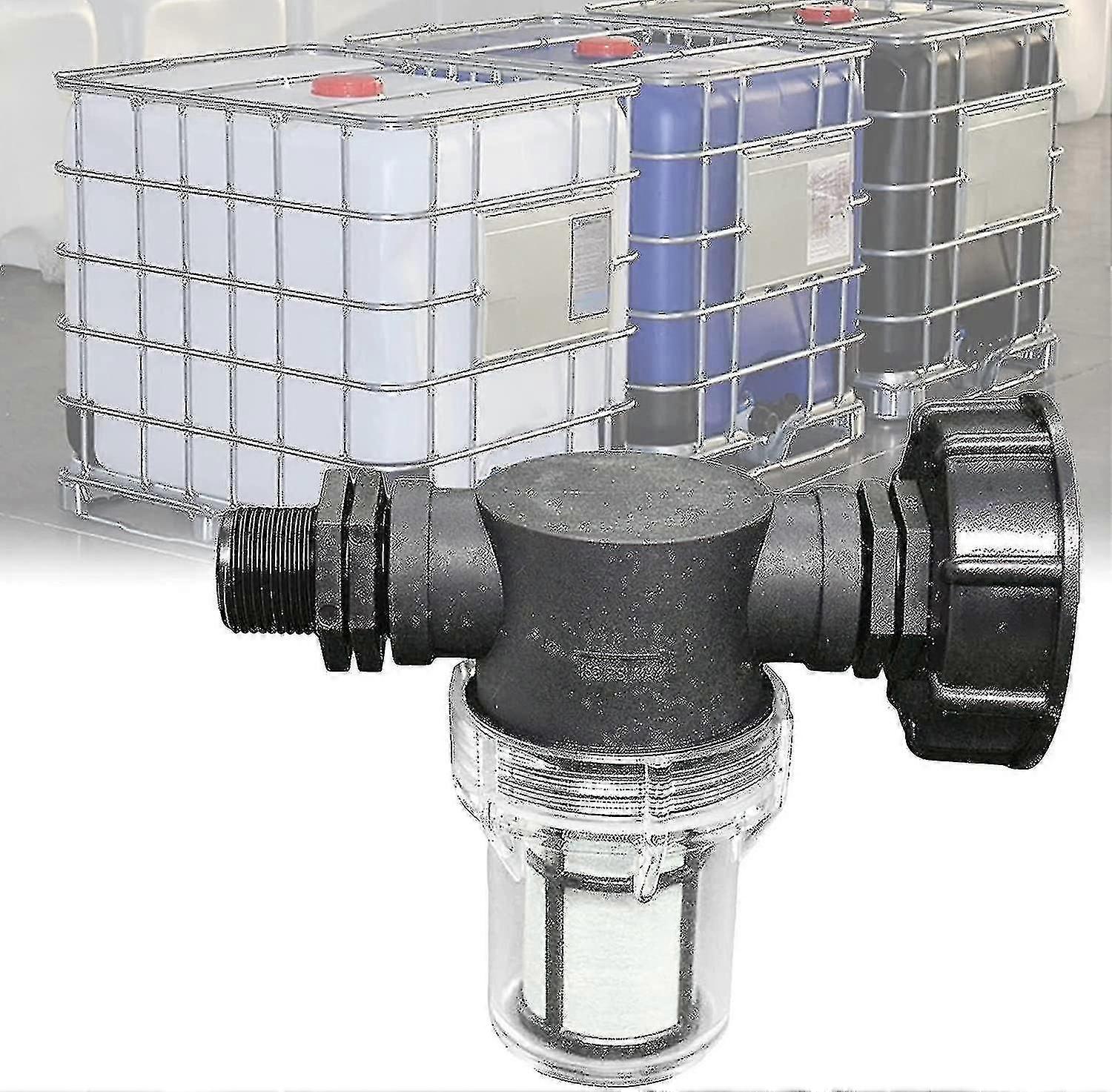 Connector 1000l tank, met filterfunctie, s60x6 ibc (3/4'buitenste schroefdraad)