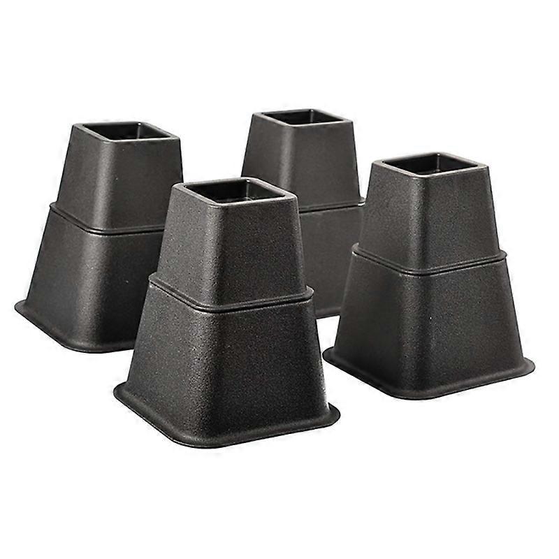8Pcs Adjustable Bed Risers or Furniture Riser to Create an Additional 3 Inches of Storage Desk or So