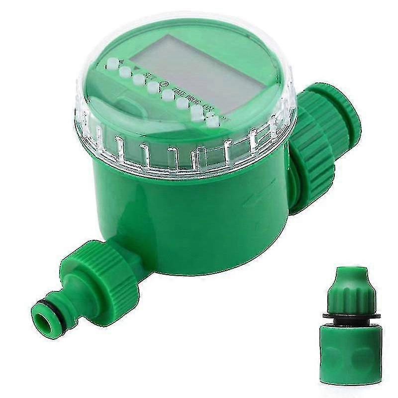 Irrigation Timer Controller, Automatic Digital Lcd Electronic Irrigation Timer Controller For Garden Home (english Timer + 2 Minutes Quick Connect)