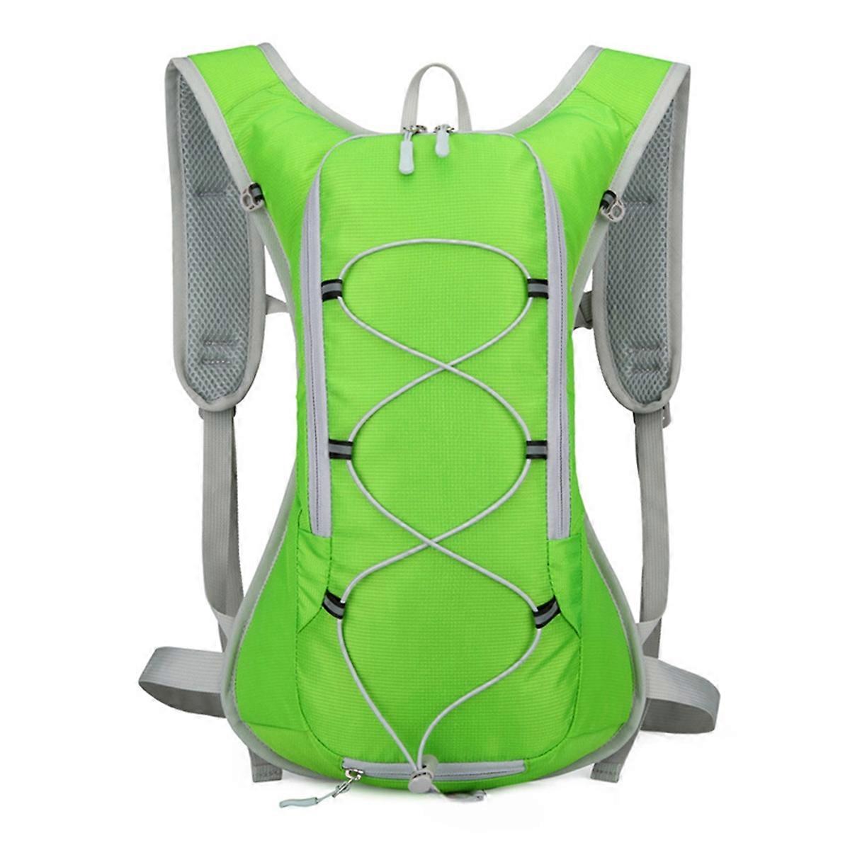 Outdoor Bicycle Bag Water Bag Climbing Running Riding Backpack-Green
