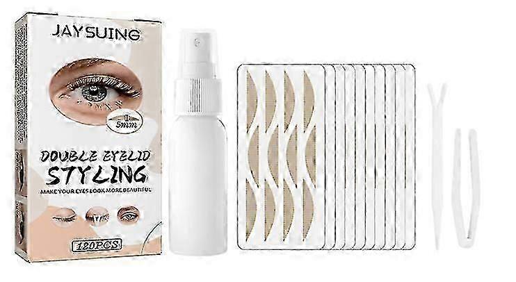 Double Eyelid Patch Beauty Eye Patch Glue-Free Contact With Water Is Sticky No Trace Invisible Breathable Double Swelling Bubble Eye