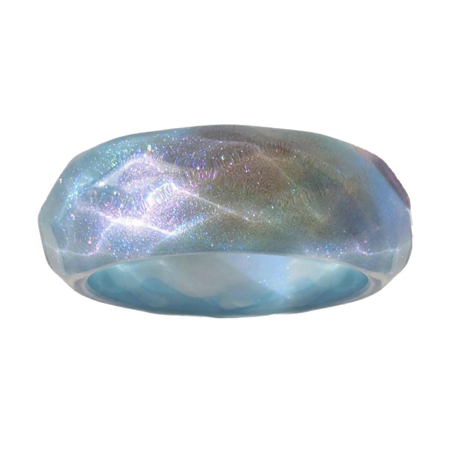 Women Wide Resin Bangles Geometric Round Bracelets Comfortable Wide Bangle Resin Texture Suitable for Daily Party Wear