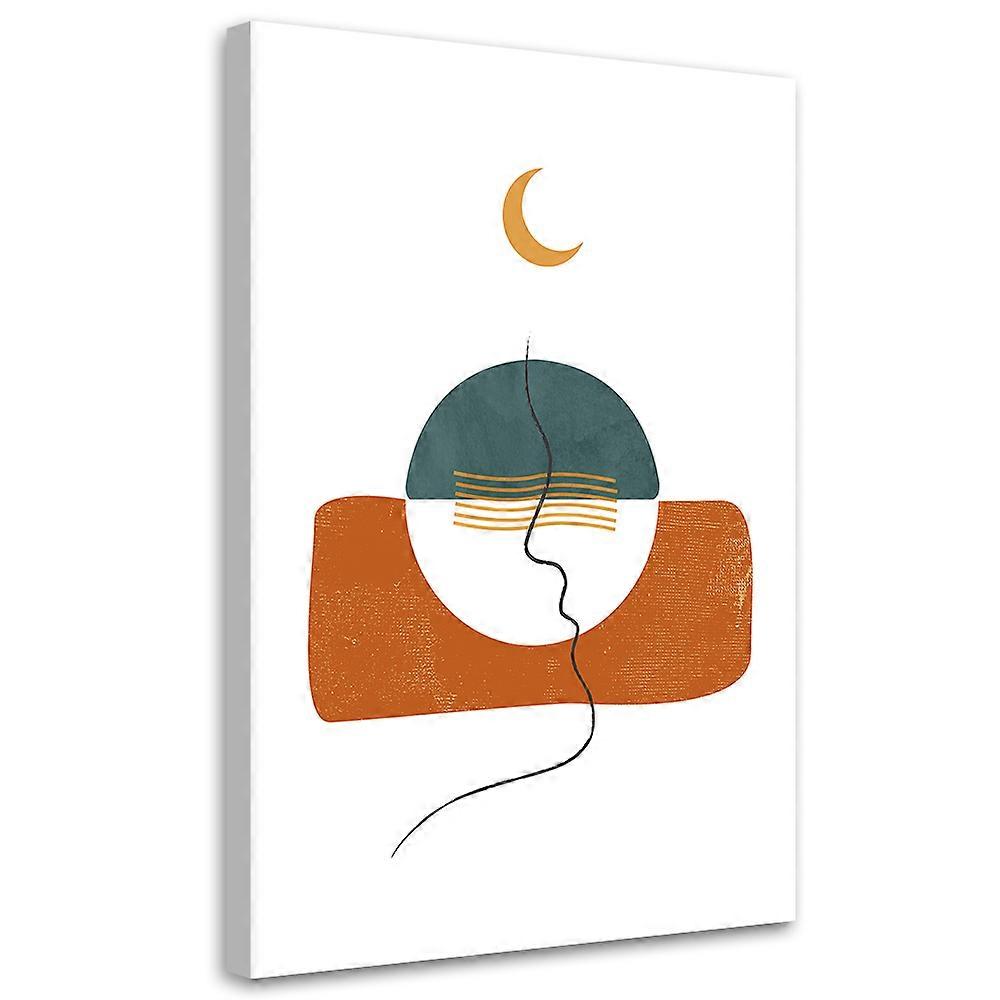 Lienzo lunar y boho - 60x90