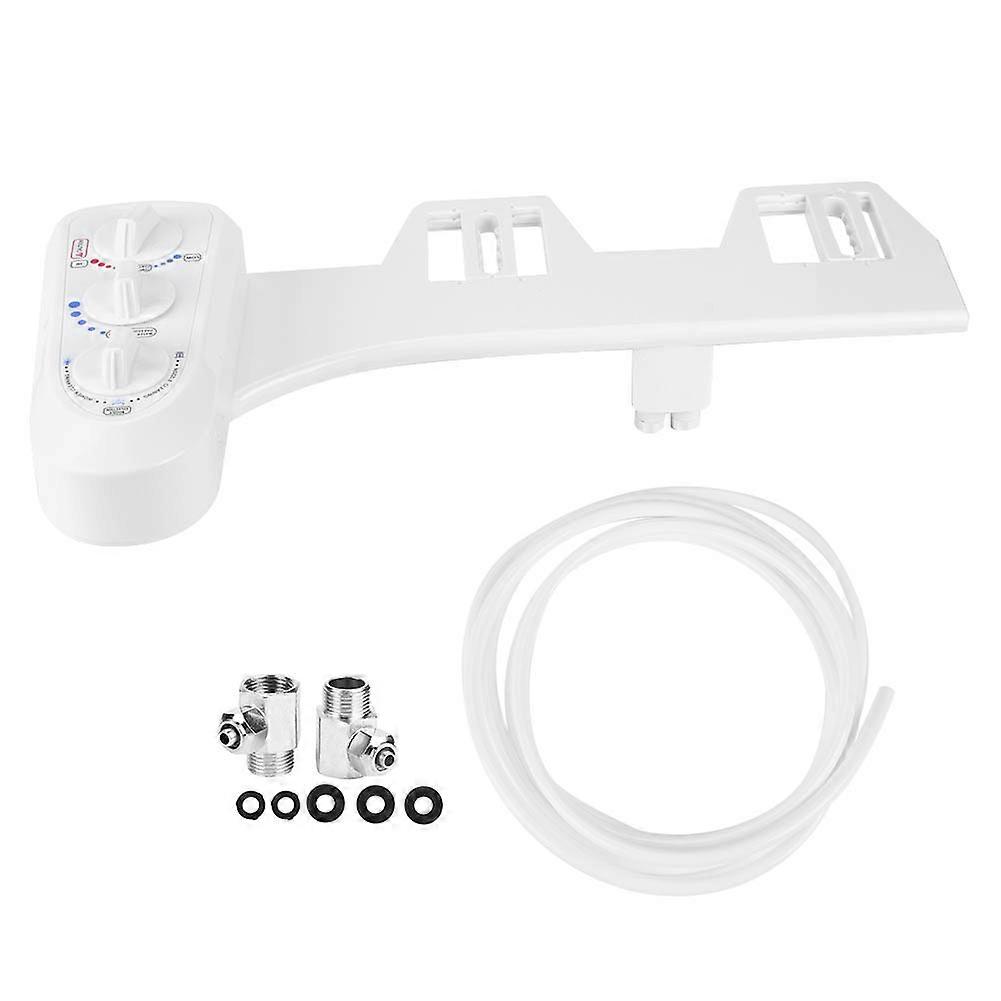 3/8 Thread Bidet Attachment Hot and Cold Water Double Nozzle Toilet Bidet Sprayer Standard