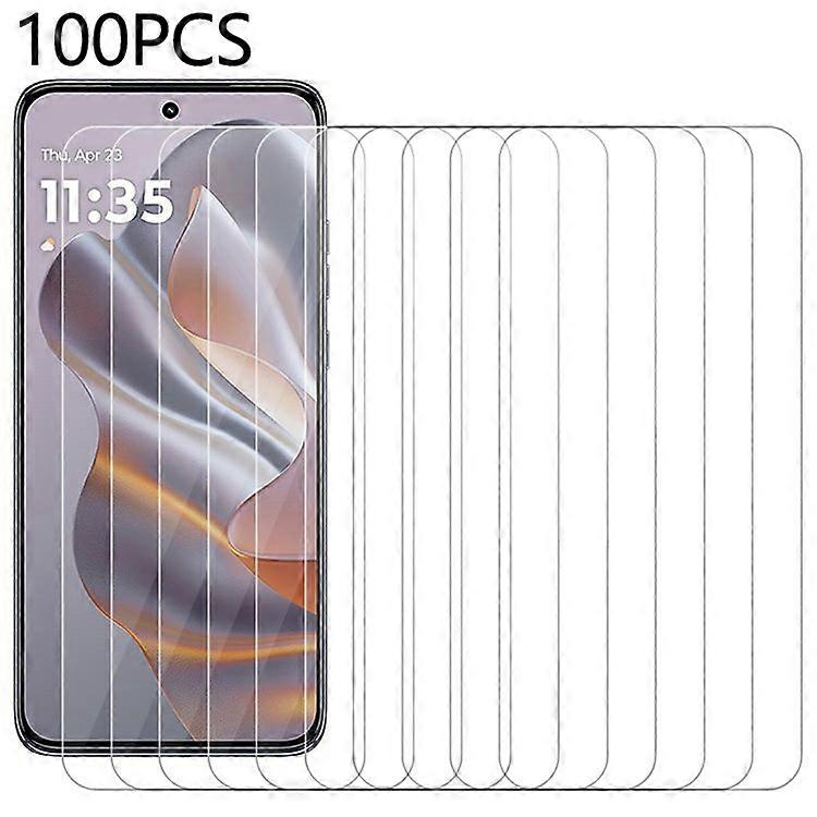 100Pcs Screen Protector Compatible For Motorola Edge 50 Neo 5G / Moto S50 5G / ThinkPhone 25 5G Anti-Scratch Tempered Glass Film