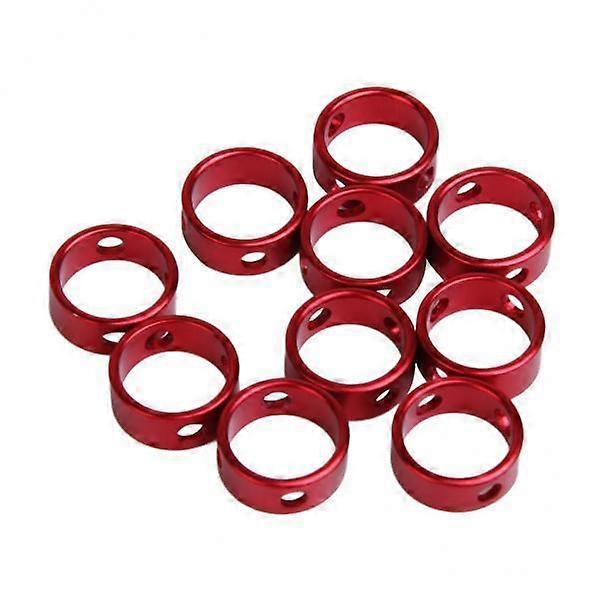 4x10pcs Alloy 3 Holes Ring Shape Rope Cord Guyline Runners Anti Slip Fastener