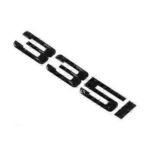 335i rear lettering for lid trunk, badge, emblem, 3 series, gloss black