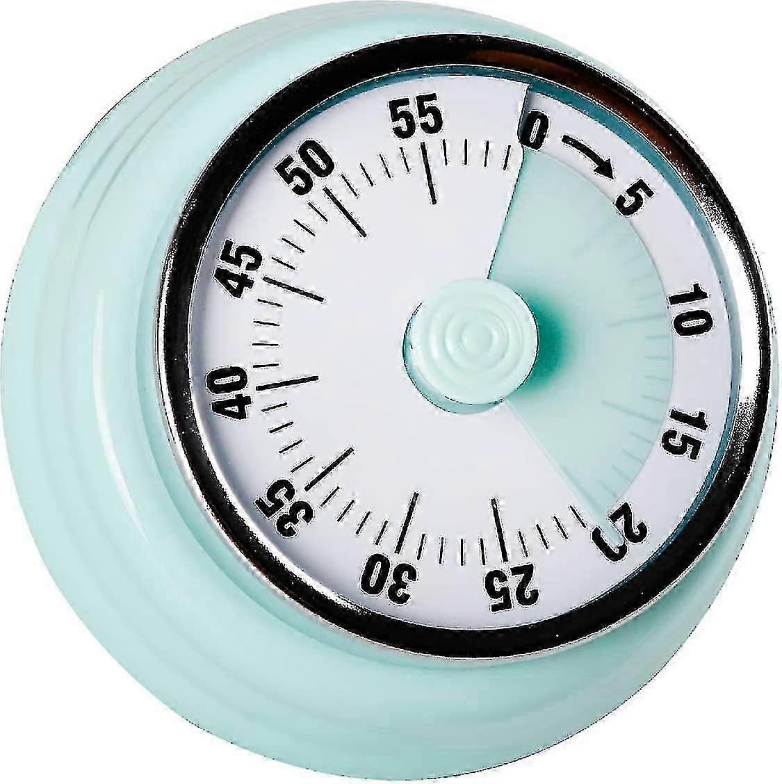 Kitchen Timer Reminder Management Timer 360 Degree Rotating Mechanical Timer Cooking Countdown Magnetic Refrigerator Alarm Clock (green) Shibao