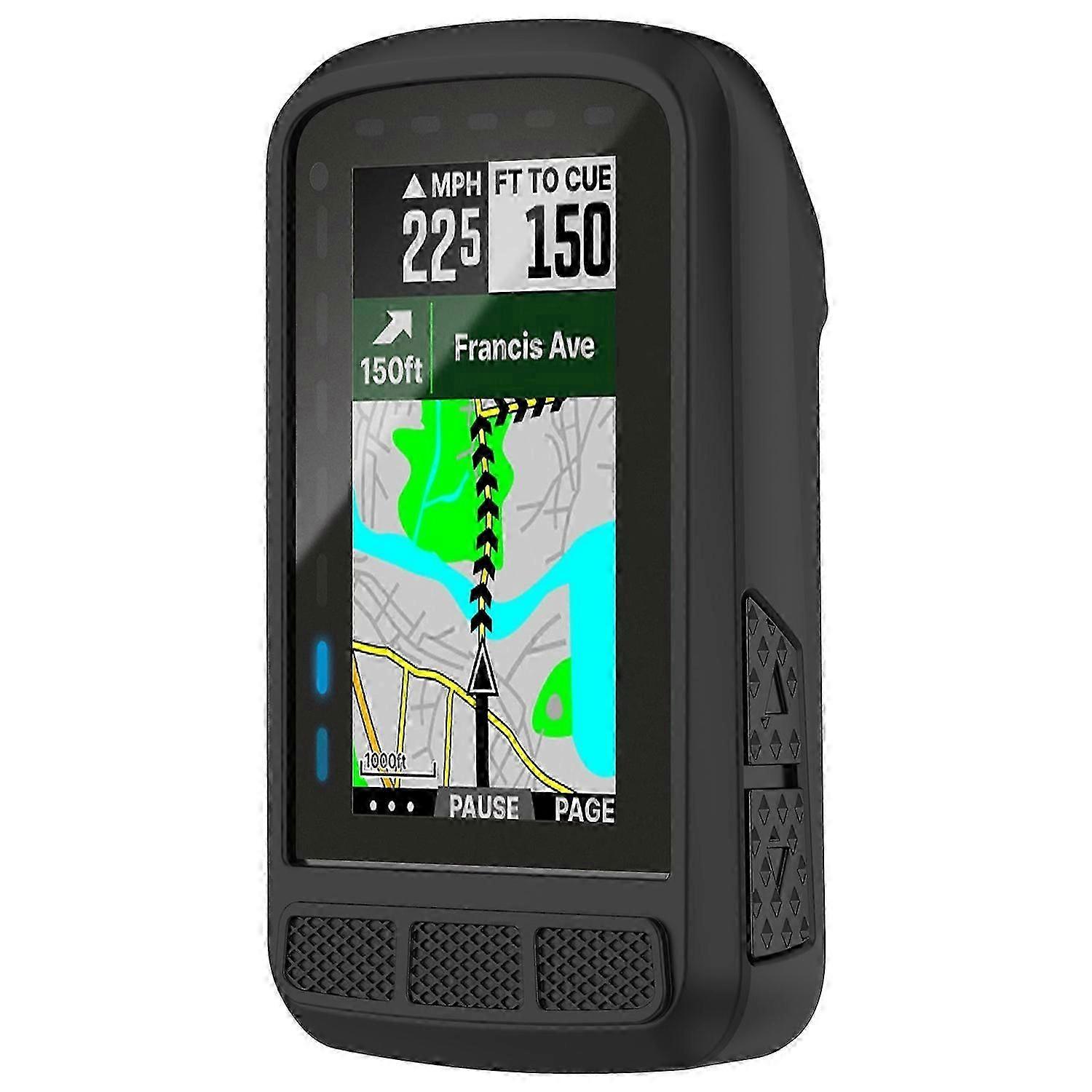 For Wahoo Elemnt Roam2 (WFCC6) Bike Computer Protective Cover Silicone Anti-drop Case-Green