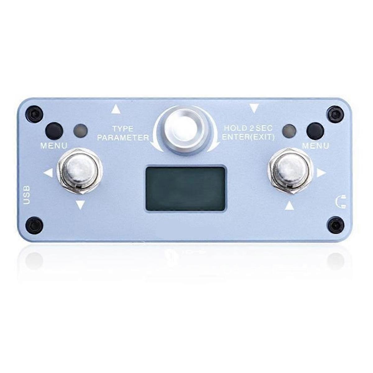 Guitar Accessories Effect Pedal Multiple Effects 16 User Modes Swith Small and Convenient Blue
