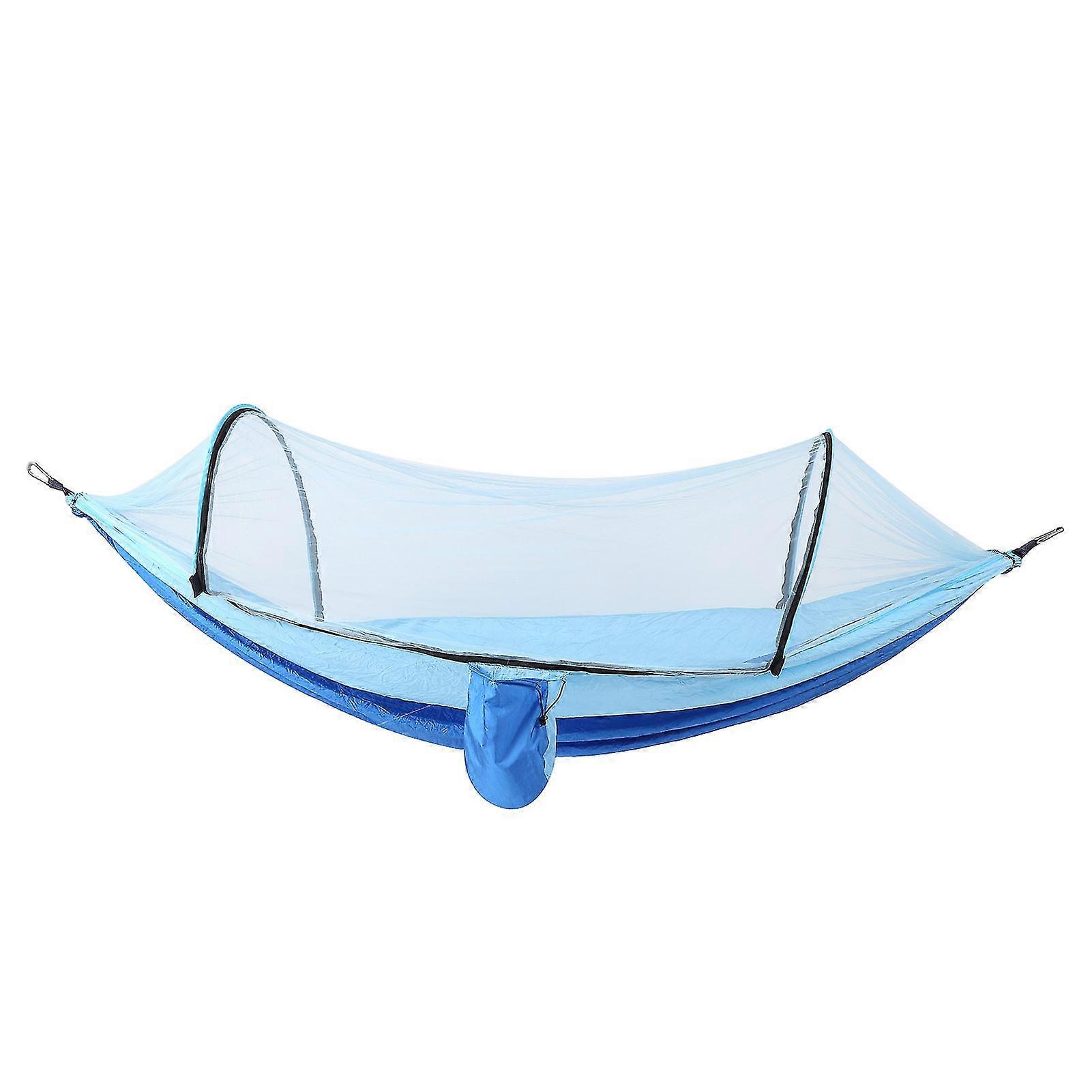 Outdoor Automatic Strut Hanging Parachute Cloth Mosquito Net Anti-Rollover Hammock for Enhanced Comfort and Protection