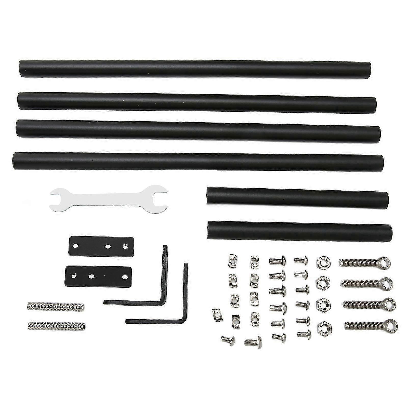 3D Printer Supporting Rod Set Increase Stability Complete Tools Easy Installation 3D Printer Pull Rod Kit for CR 10 S5