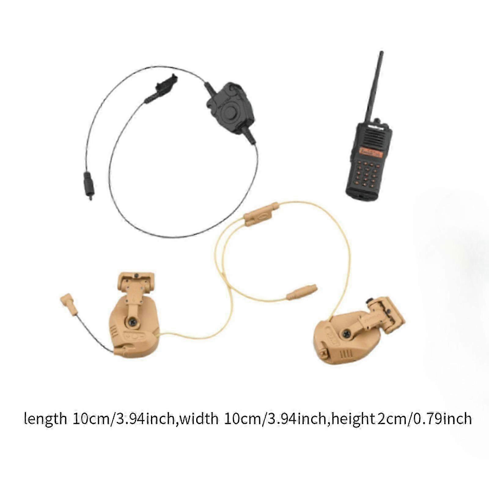 1/6 Intercom and Radio Headphones Miniature Model Suitable for 12 Inch Action Figures