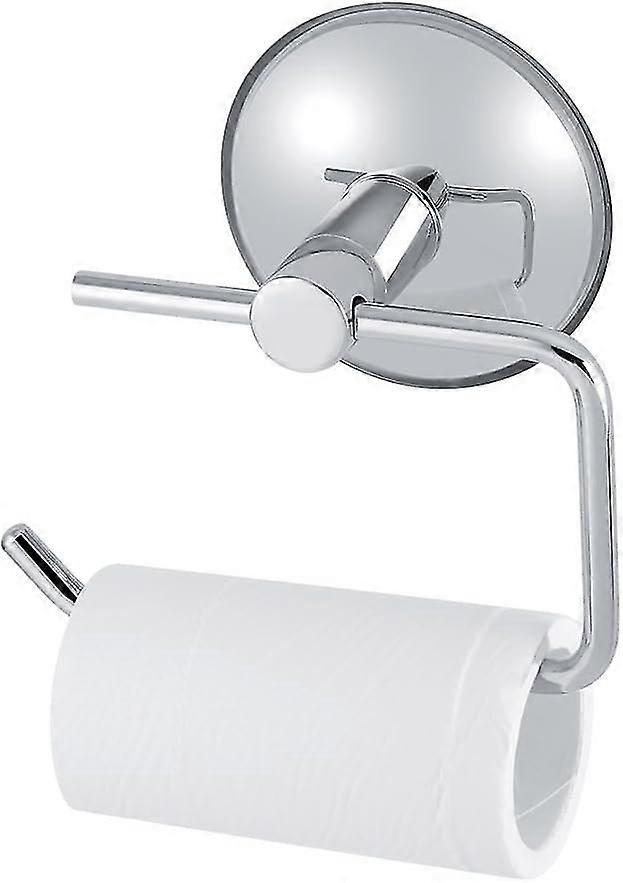 ステンレス製トイレットペーパーホルダーサクションカップ壁掛けバスルームティッシュホルダー