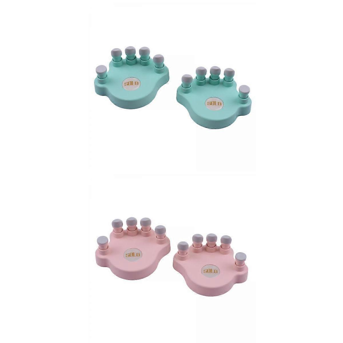 4x Piano Finger Trainers Hand Grip Exerciser W/ Tension Keys Piano Keyboard