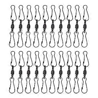 2025 Ultimo modello 20pcs Clip manica a vento in acciaio inossidabile rotazione di 360 gradi