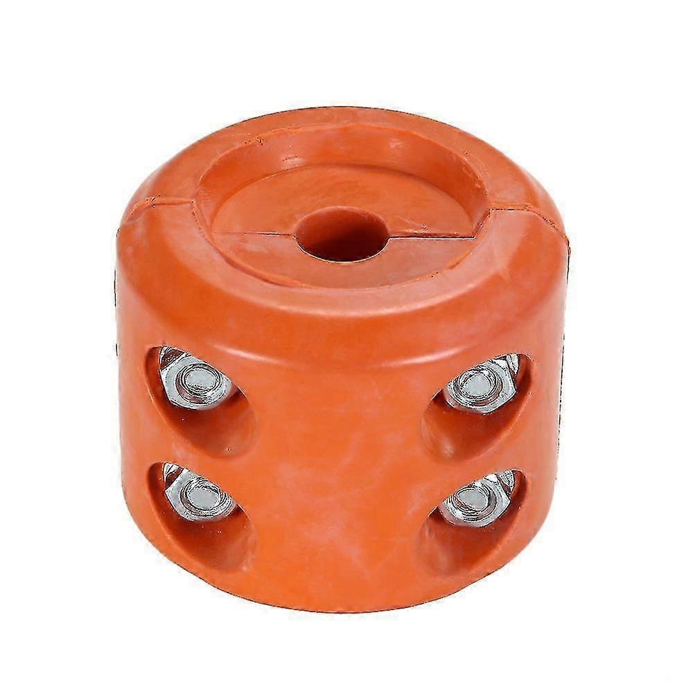 Orange Rubber Cable Hook Stopper Cushion for ATV UTV Winch Accessories - Shock Absorption