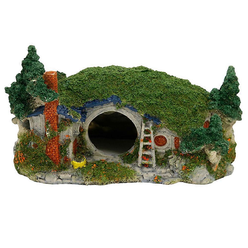 Fish Tank Landscape Cave, Sturdy Resin Model Blending Seamlessly into Aquarium Scenes