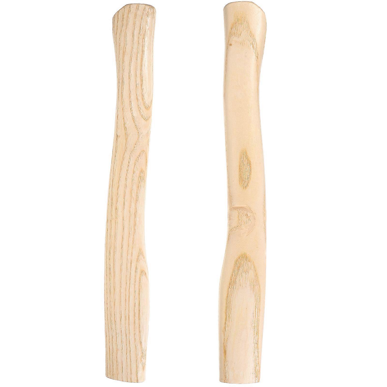 2pcs Replacement Wooden Handles for Outdoor Hatchet Hand Tools