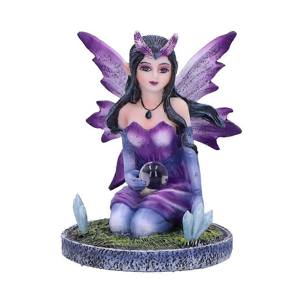 Violet Purple Crystal Fairy Figurine