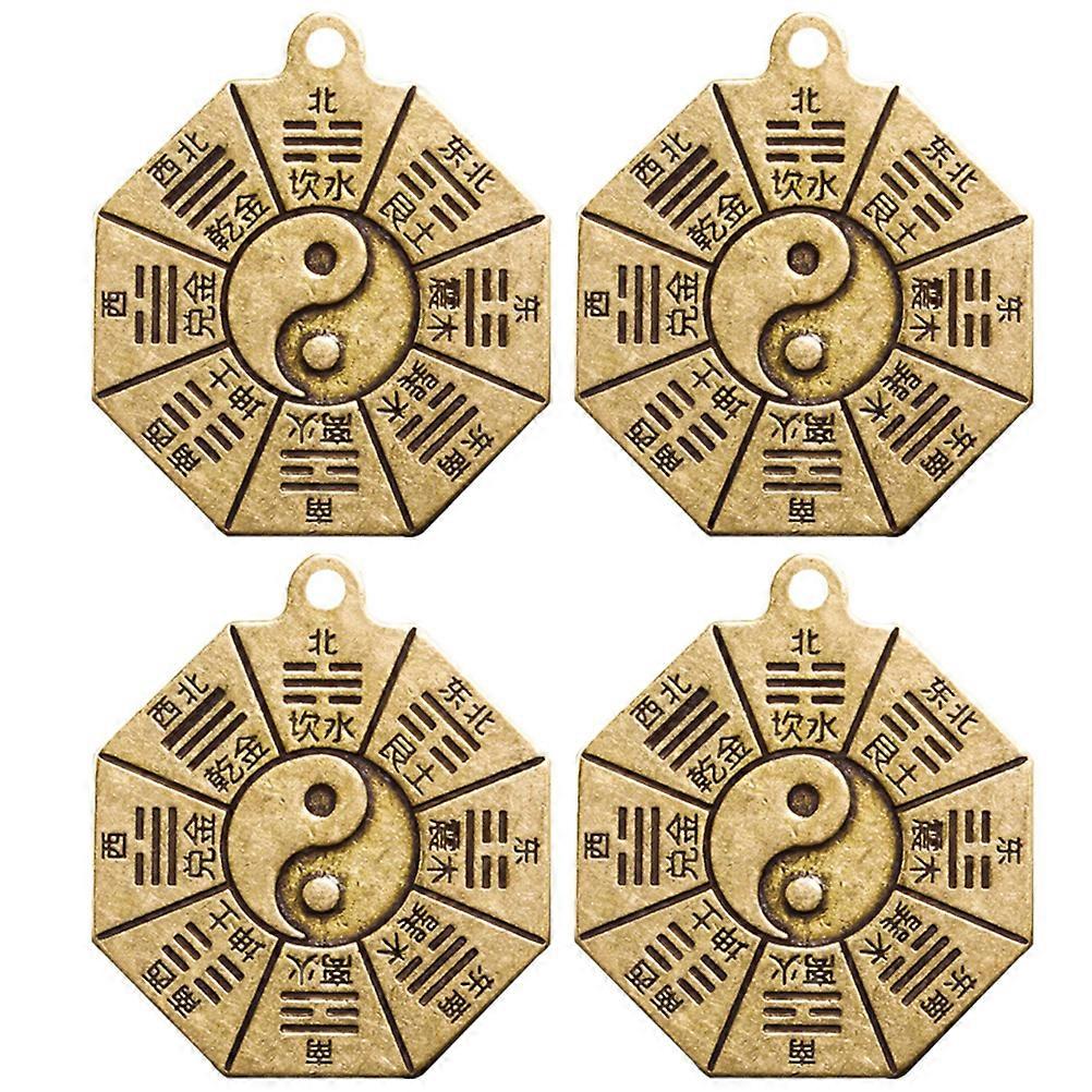 Eight Trigram Pendant, Vintage Styled Amulet