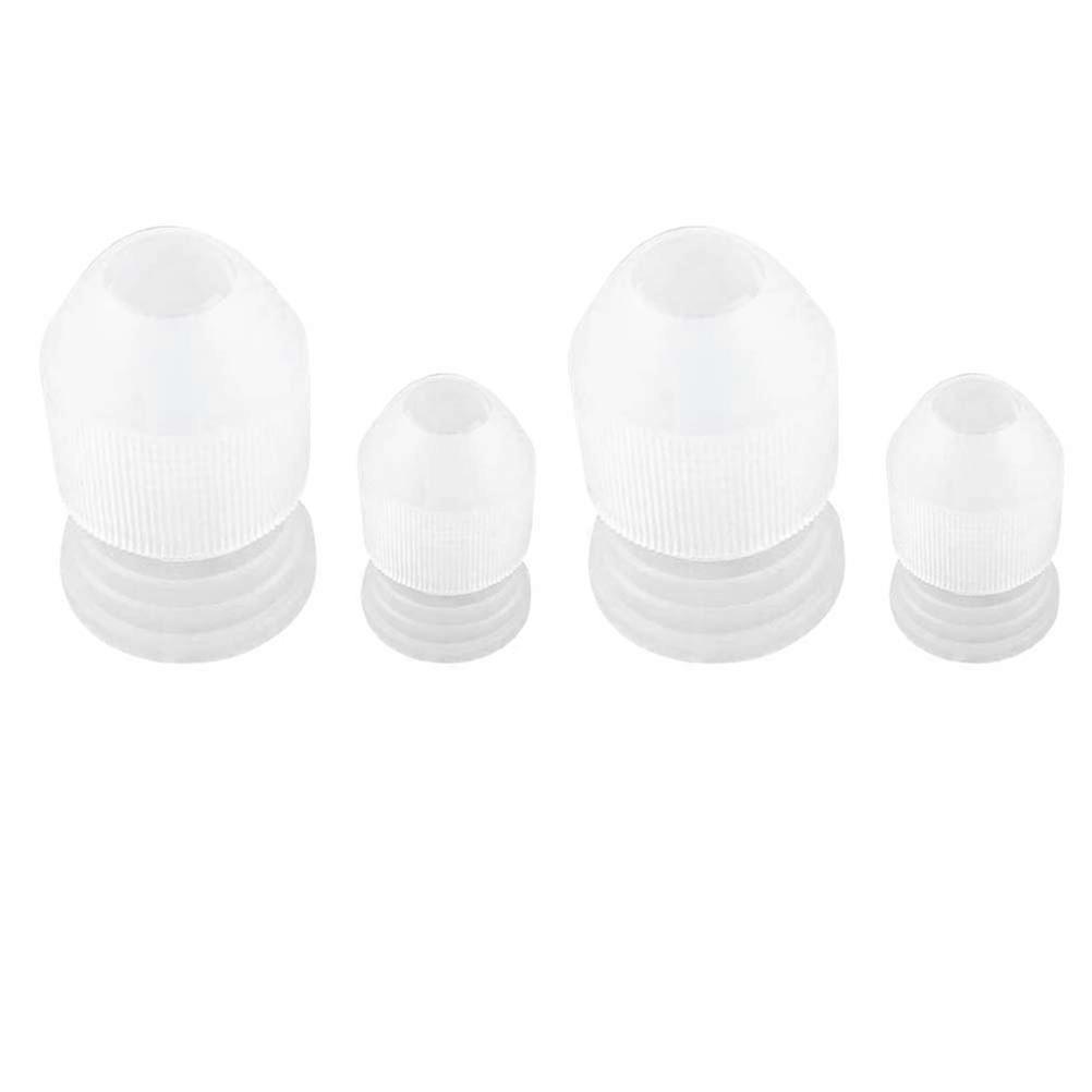Cake Decorating Nozzle Convertor Baking Tool for Amateur Bakers Small Size White 20Pcs