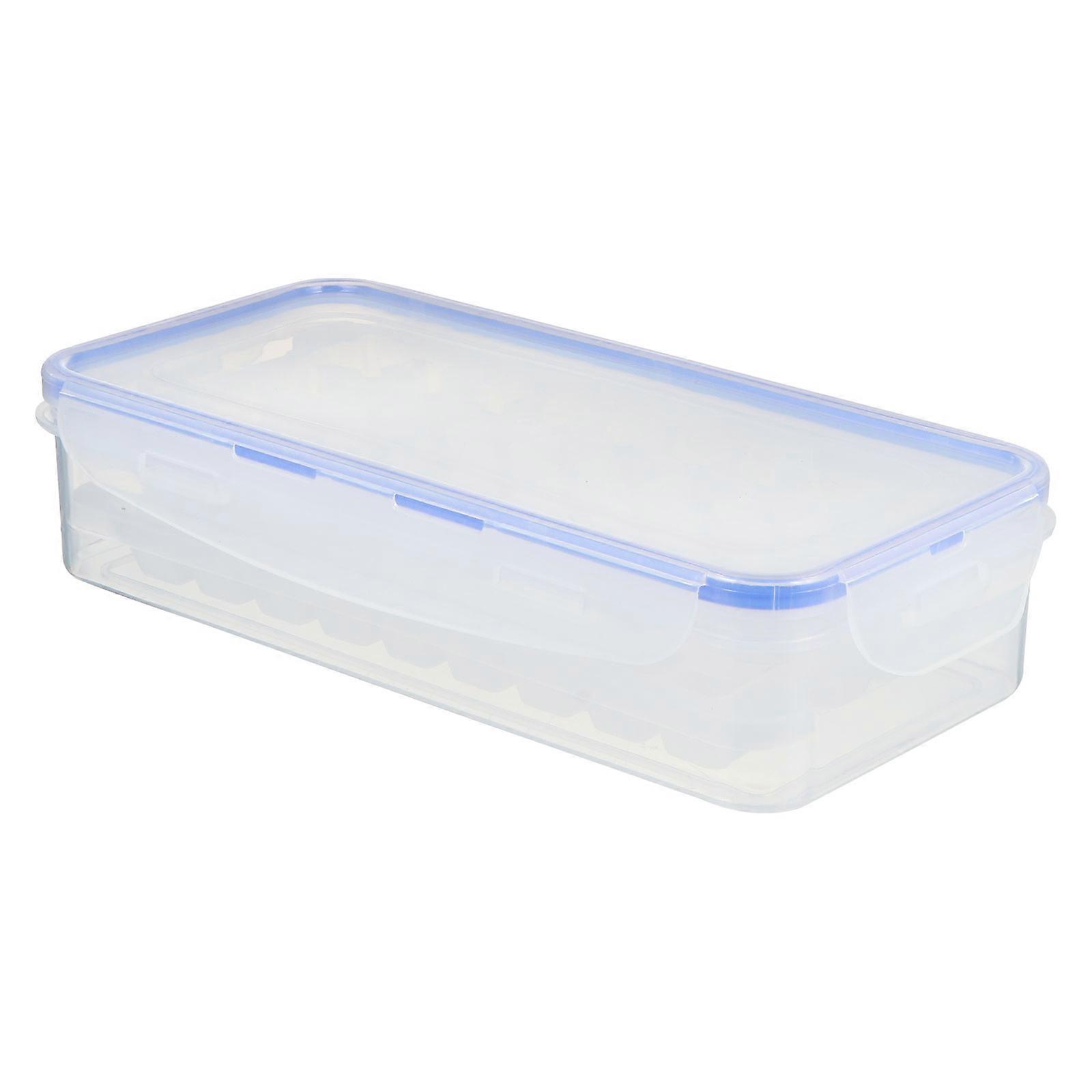 2pcs Ice Cube Trays with Storage Box and Lid – Freezer Ice Cube Maker for Drinks and Cocktails