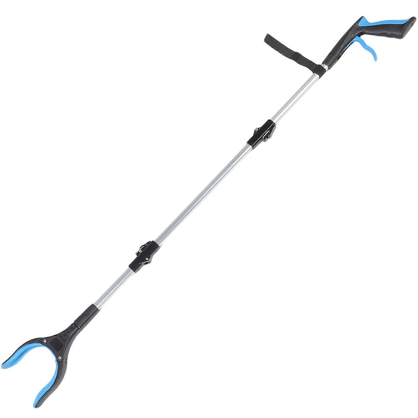 Garbage Picker Upper Tool Aluminum Alloy Garbage Pickup Grabber Non-Slip Grip Behind Furniture Cleanup 1Pcs