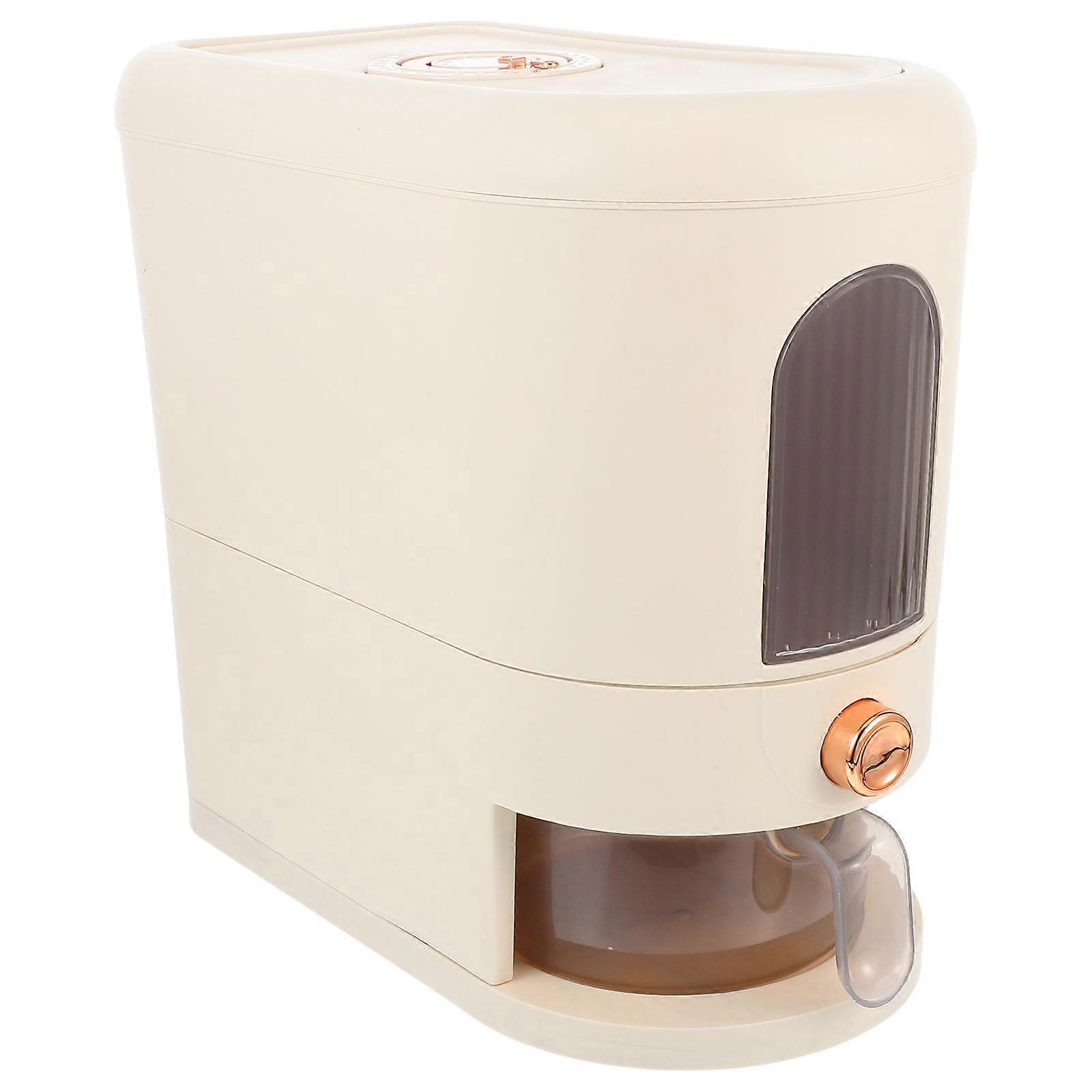 Kitchen Rice Bucket Airtight Storage Containers for Pantry Rectangular Shape Minimalist Design 1Pack