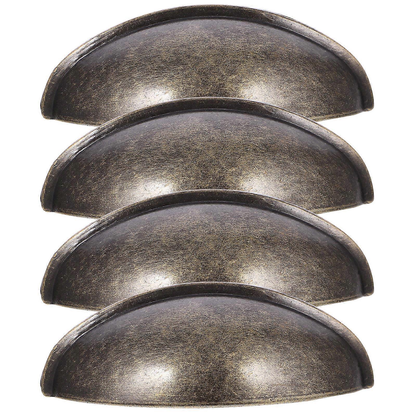 4 قطع درج خمر يسحب الرجعية نصف دائرة مقابض الأبواب مواد متينة للخزائن خزائن المطبخ ديكور المنزل