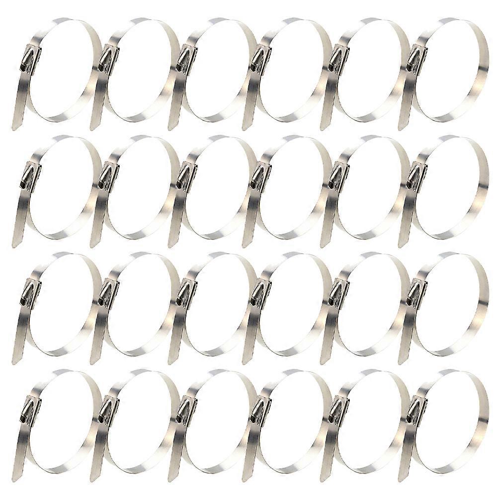 Steel Cable Ties Thick Zip Ties For Mechanical Users Ships Electricity Uses 30Pcs