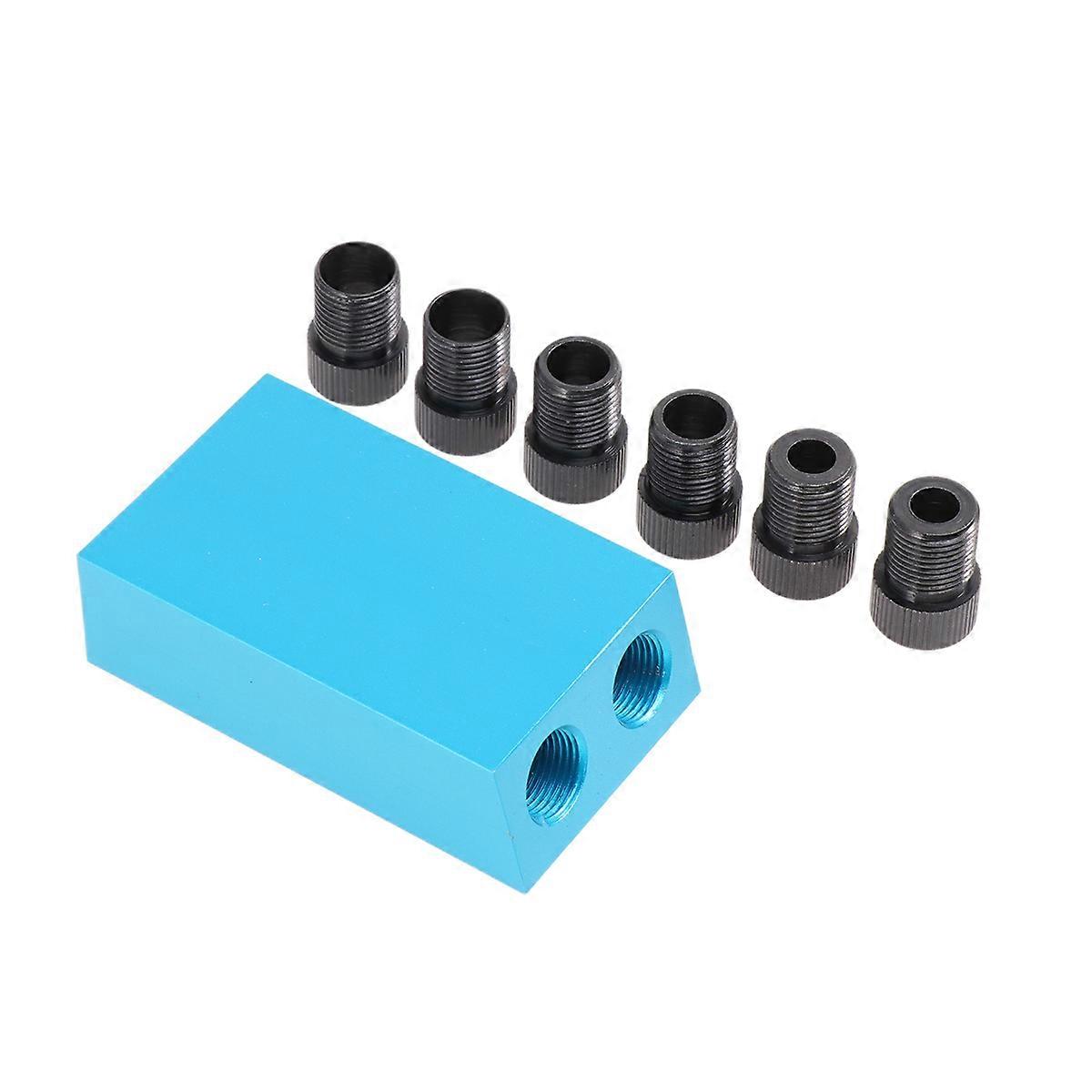 Inclined Hole Locator For Diy Enthusiasts 15 Degree Angle Aluminum Alloy Woodworking Projects 7.00X3.80X1.80CM Invisible Joint Creation 1 Set