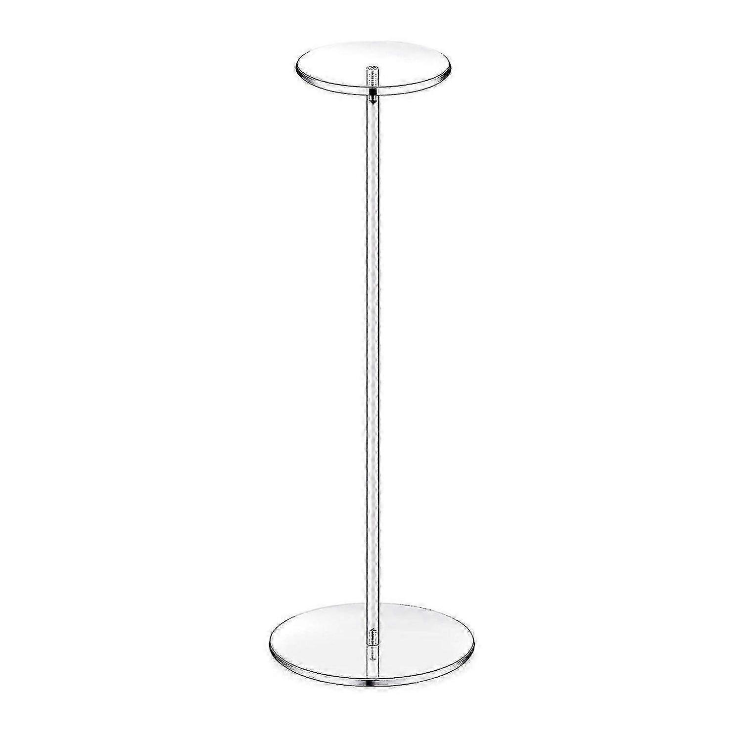 Acrylique Pedestal Display Riser Stands Cap Hat Rack Tabletop Wig Display Rack