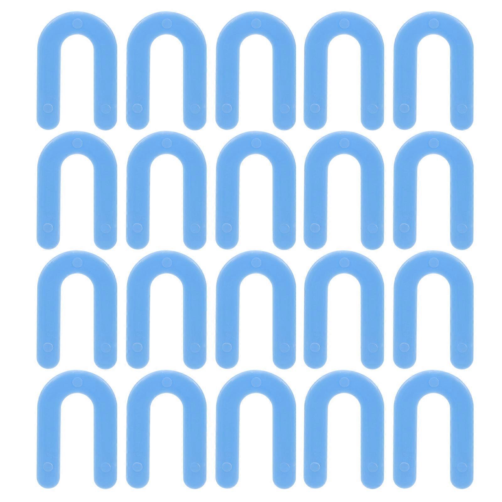 Leveling Tiles Plastic U Shape Spacers for Construction Work 1/16 Inches 100Pcs