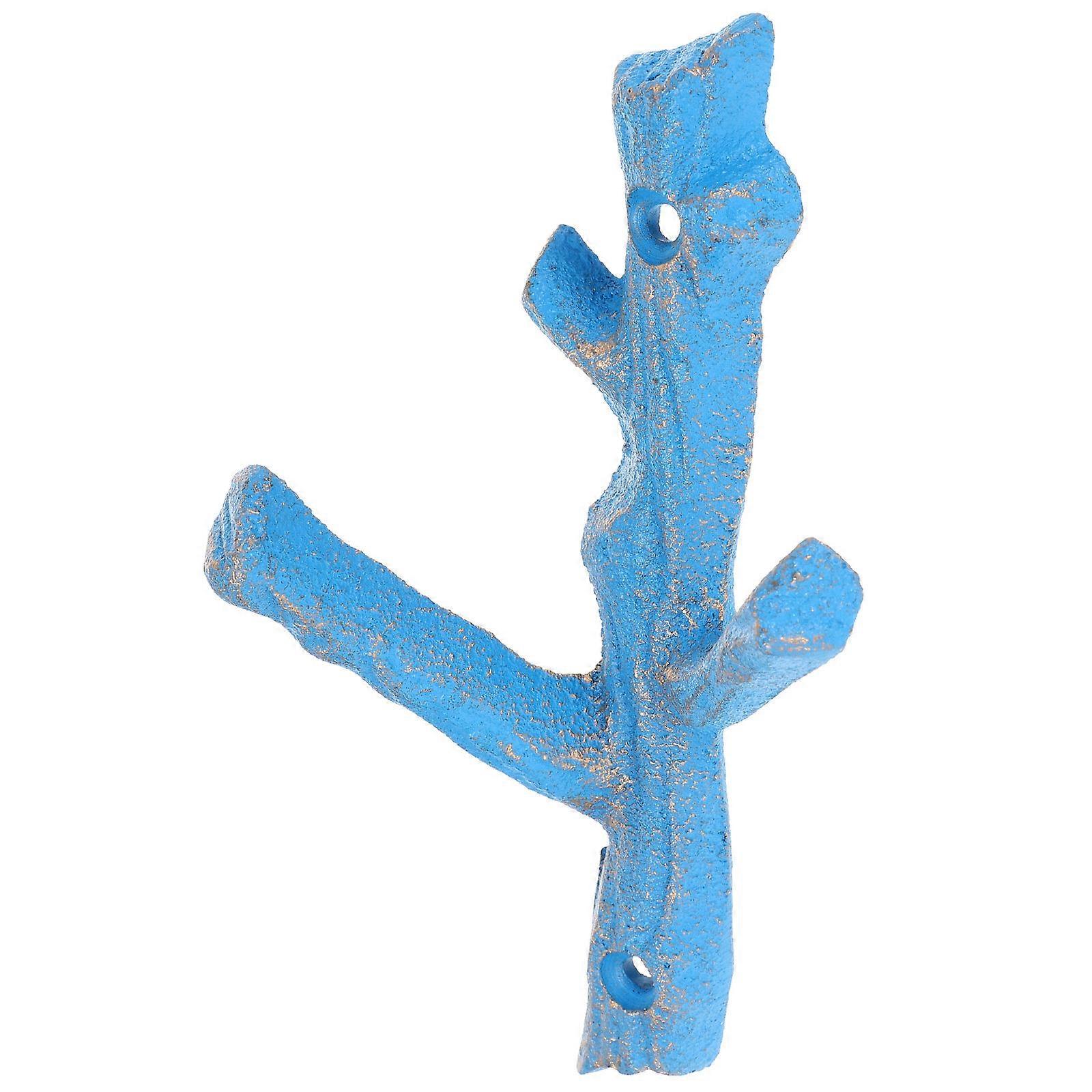 Farmhouse Wall Hooks Creative Iron Coat Hangers Random Color Hanging 1Pack