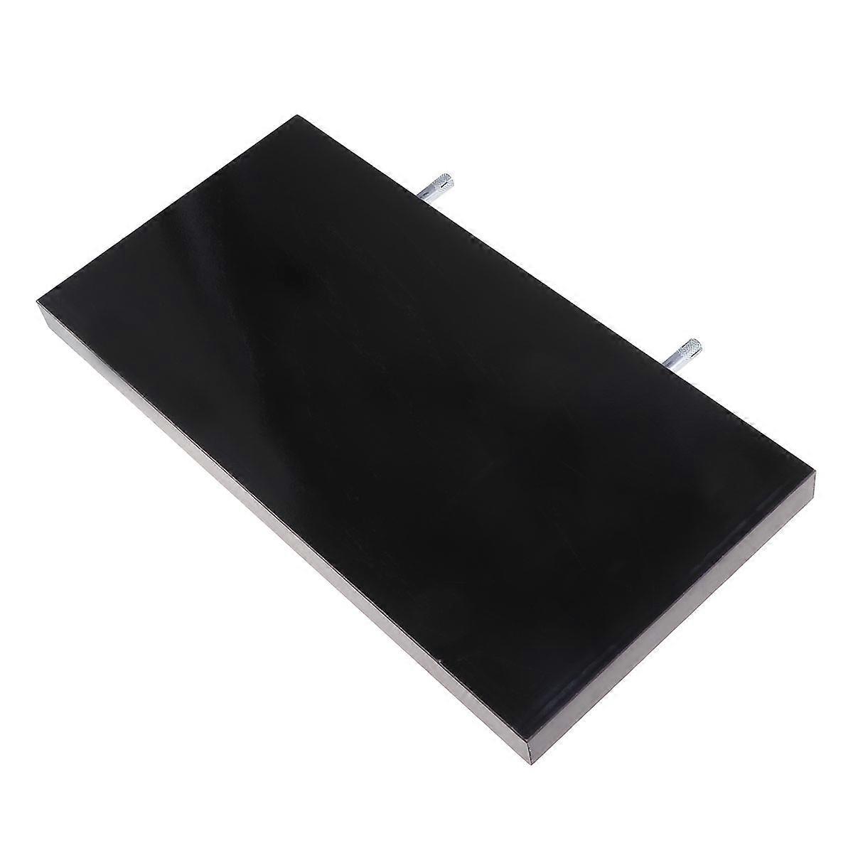 Wall Book Shelves Black Storage Decoration Rack Rectangular Indoor Use 1Pack