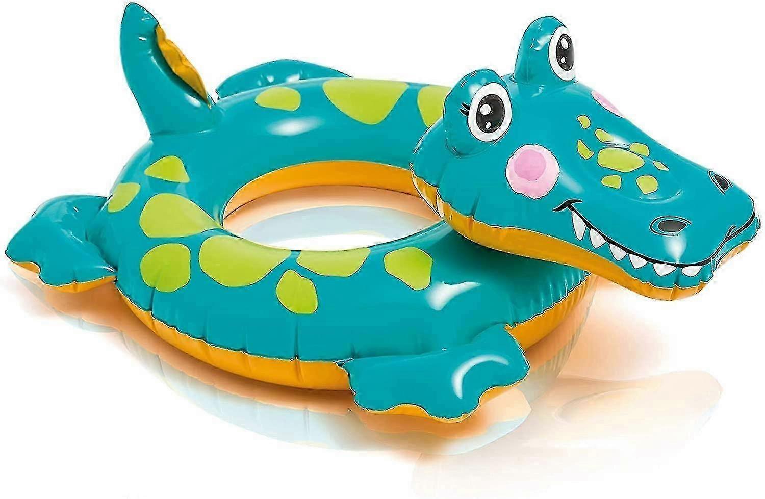 Children's Swimming Hoop Swimming Ring Swimming Hoop Wildlife Crocodile, Rubber Boat Ideal For The S