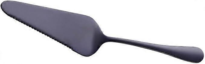 Stainless steel cake server, black cake slicing spatula, good helper for baking