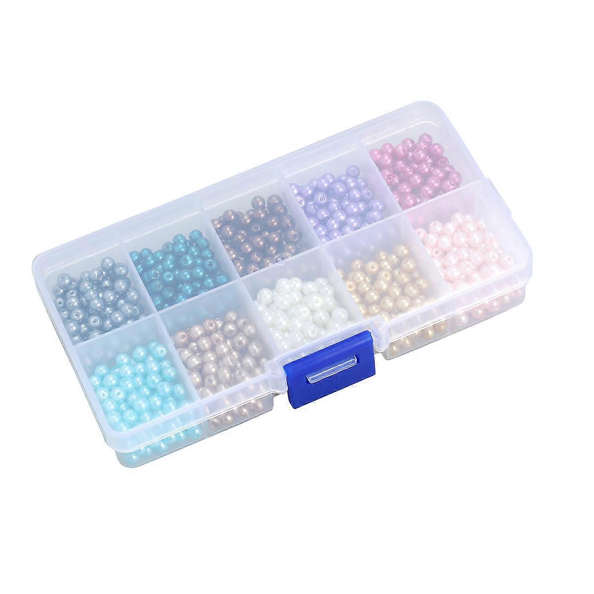 Jewelry Making Kits Colorful Glass Beads Assorted Color 4mm For Artisans And Jewelry Makers 1000Pcs