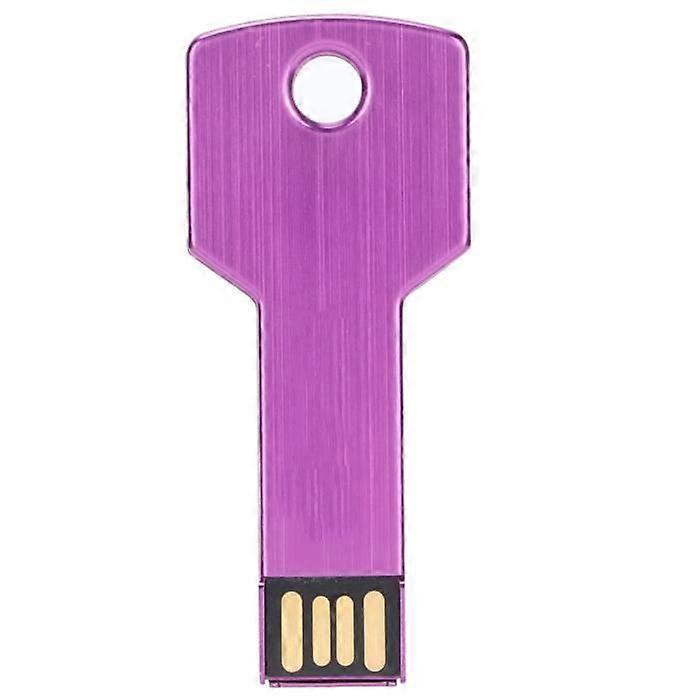 HURRISE USB Flash Drive Hsthe Sea CW10084 U Stick Portable Metal Disk for Computers Purple 64 GB