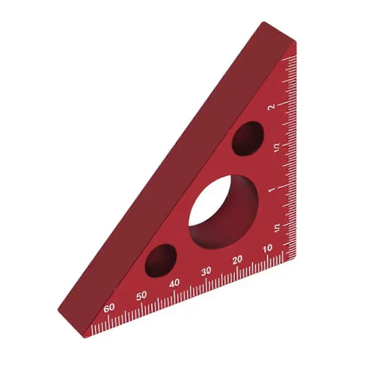 Right Angle Ruler Woodworking Ruler Triangle Ruler Scales Machinist Carpenter'S Square Height Measuring Tools Gauge