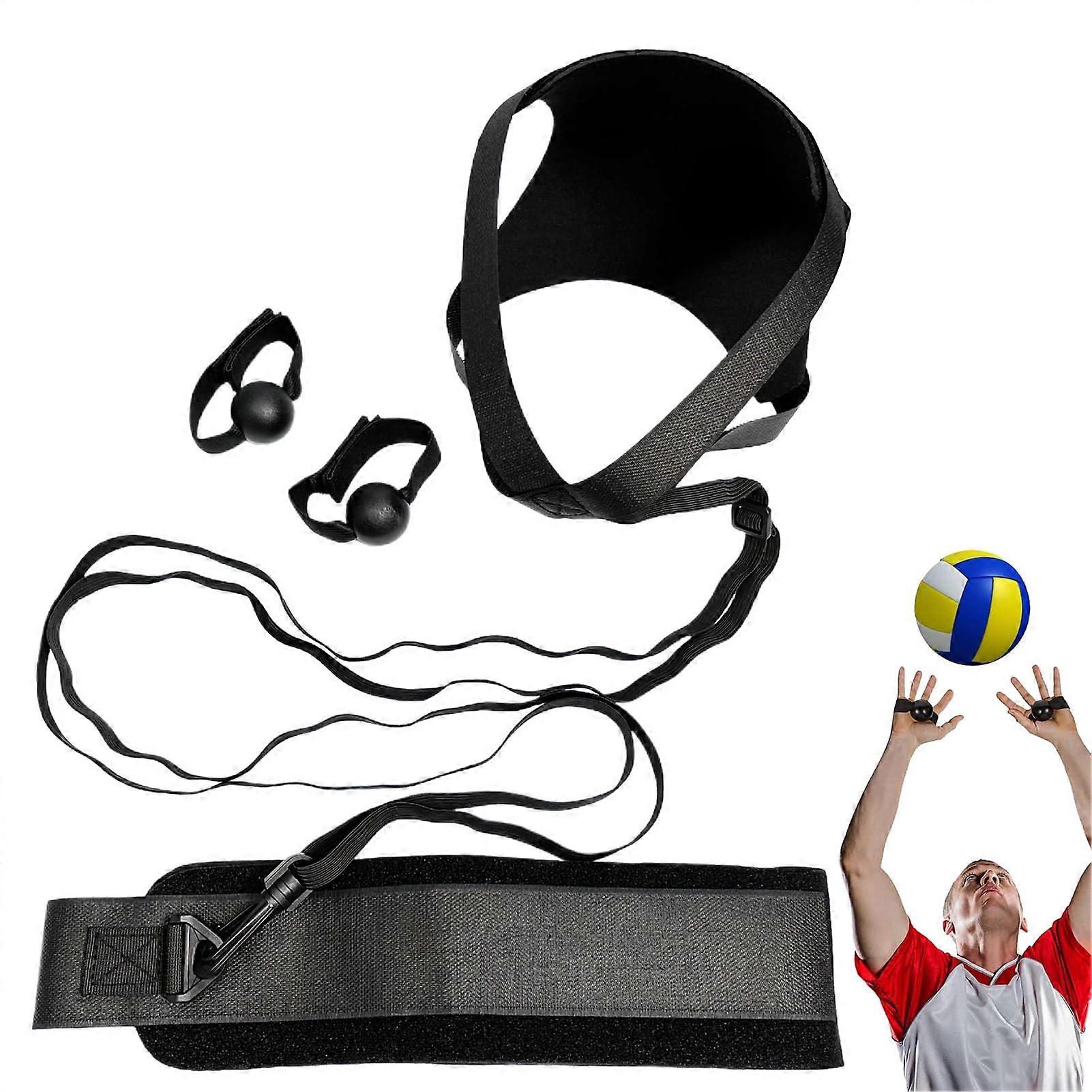 Volleyball Training Equipment | Effective Pass Trainer with Stretch Bands for Attack, Defense & Serve Exercises Indoor/Outdoor
